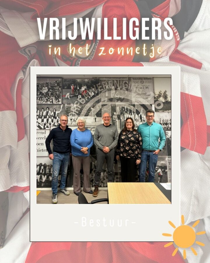 Vrijwilligers in het zonnetje bestuur